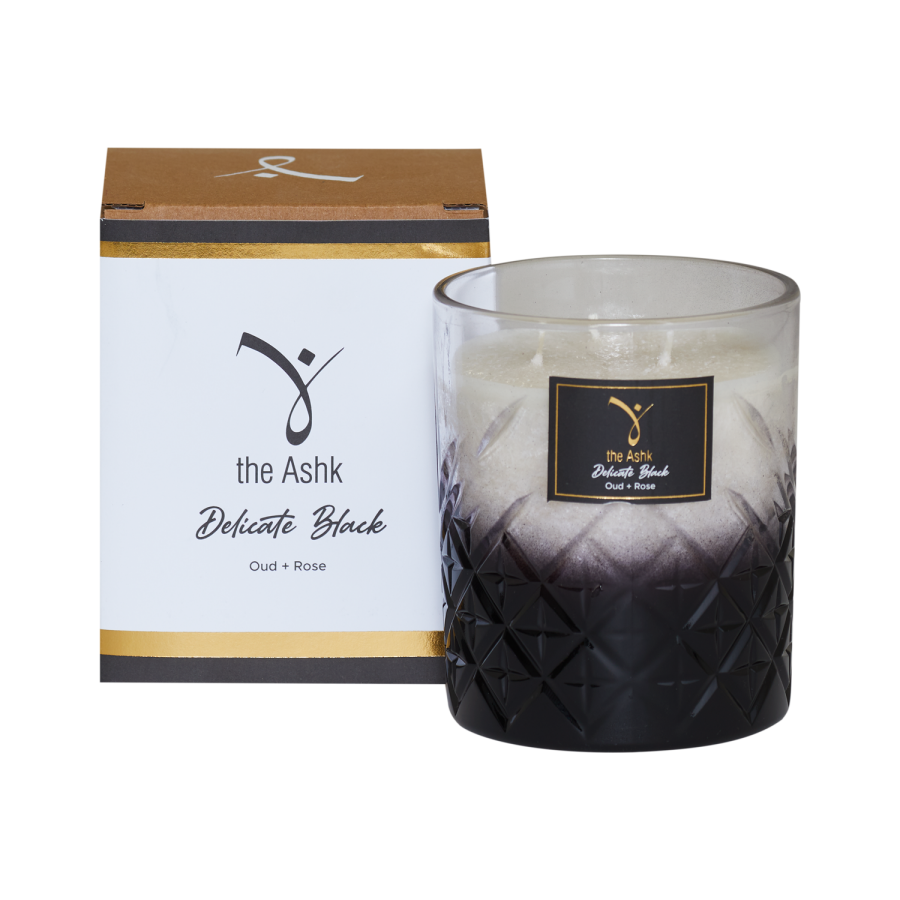 Delicate Black Candle 300gr - 2