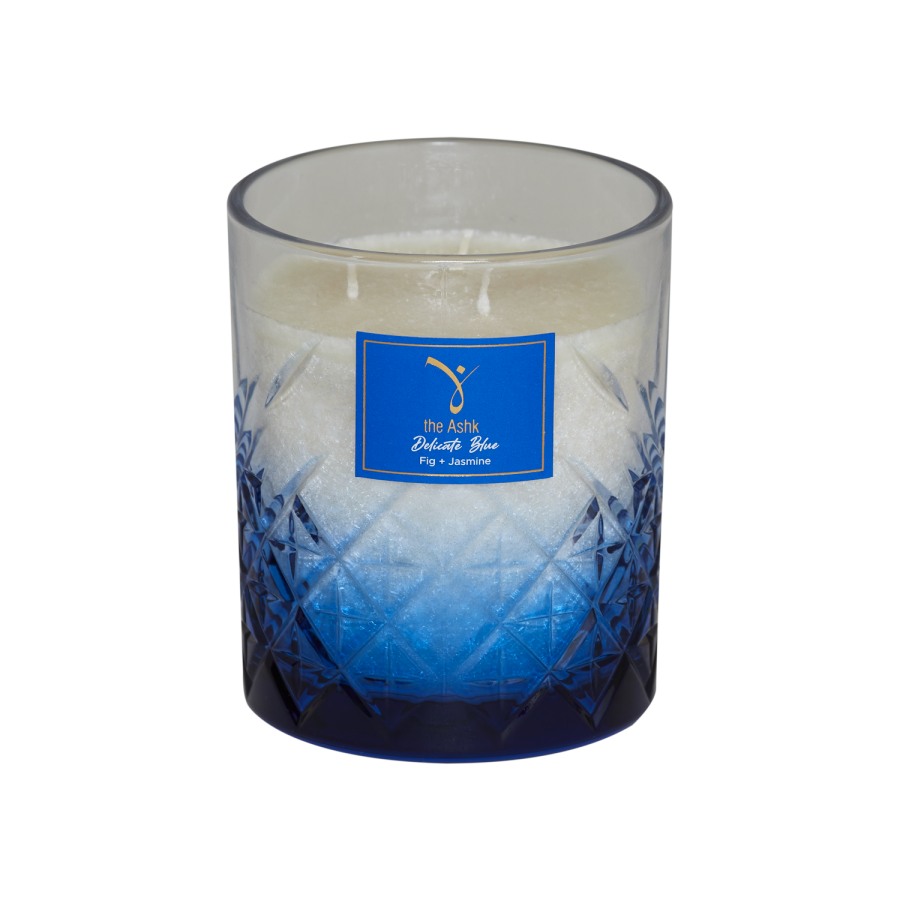 Delicate Blue Candle 300gr - 1