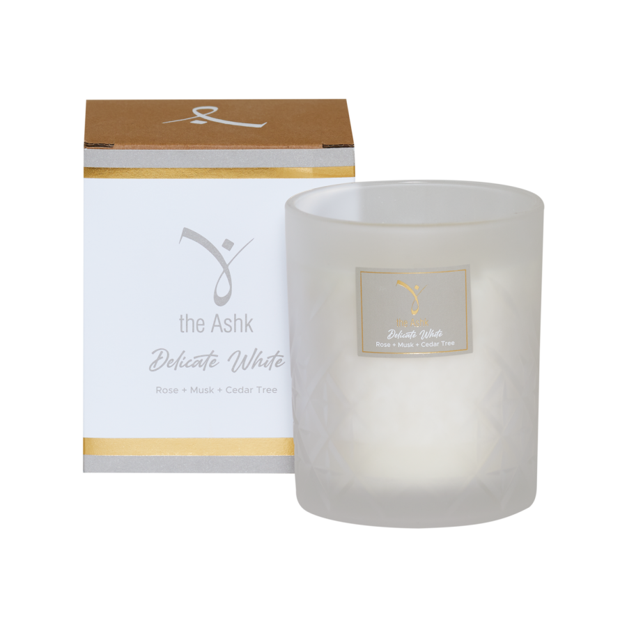 Delicate White Candle 300gr - 2