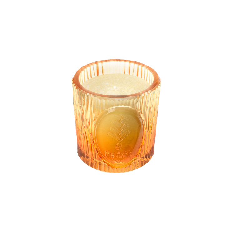 Glass Hayat Candle 300gr - 1