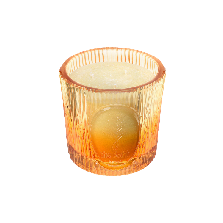 Glass Hayat Candle 400gr 