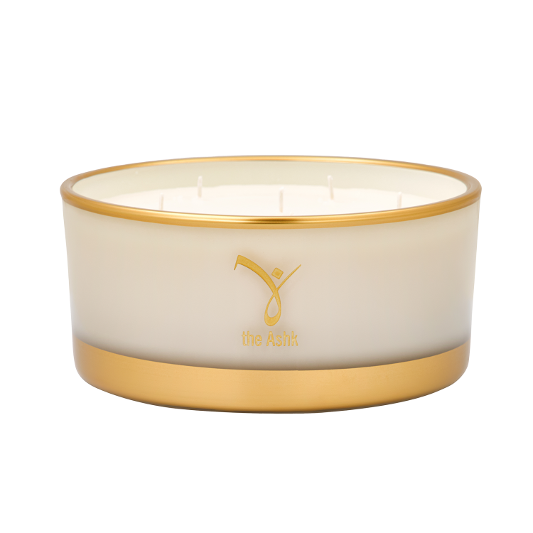 Lux Ekru Candle 16cm 570gr - 1