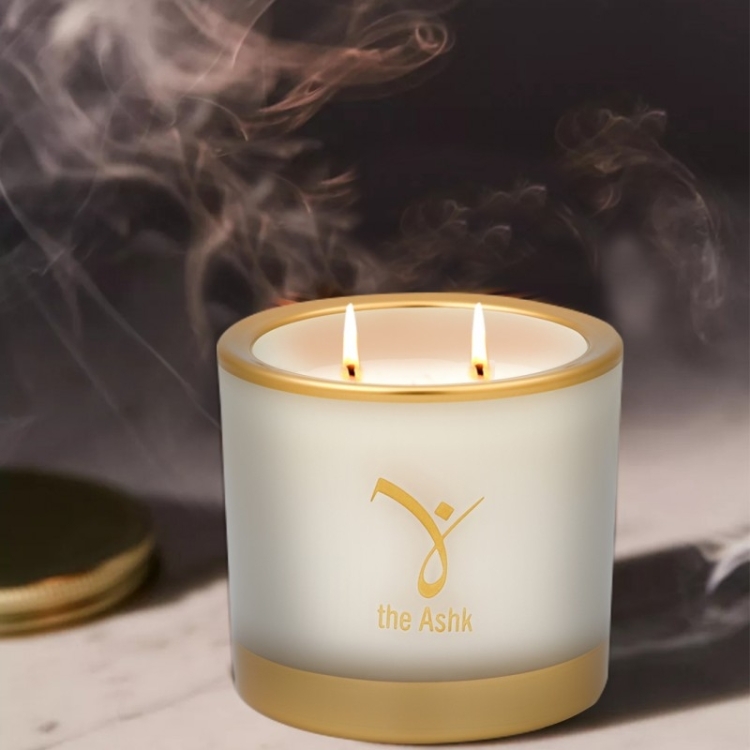 Lux Ekru Candle 8cm 160gr - 2