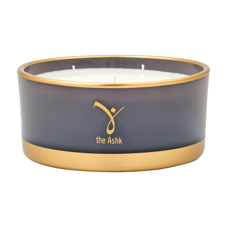 Lux Gray Candle 16cm 570gr 