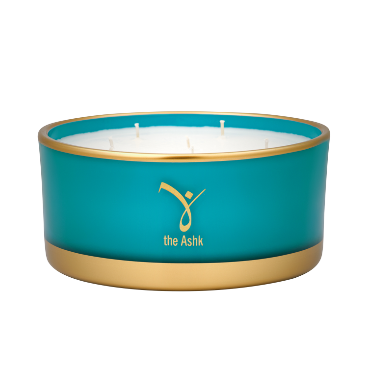 Lux Turkuaz Candle 16cm 570gr 