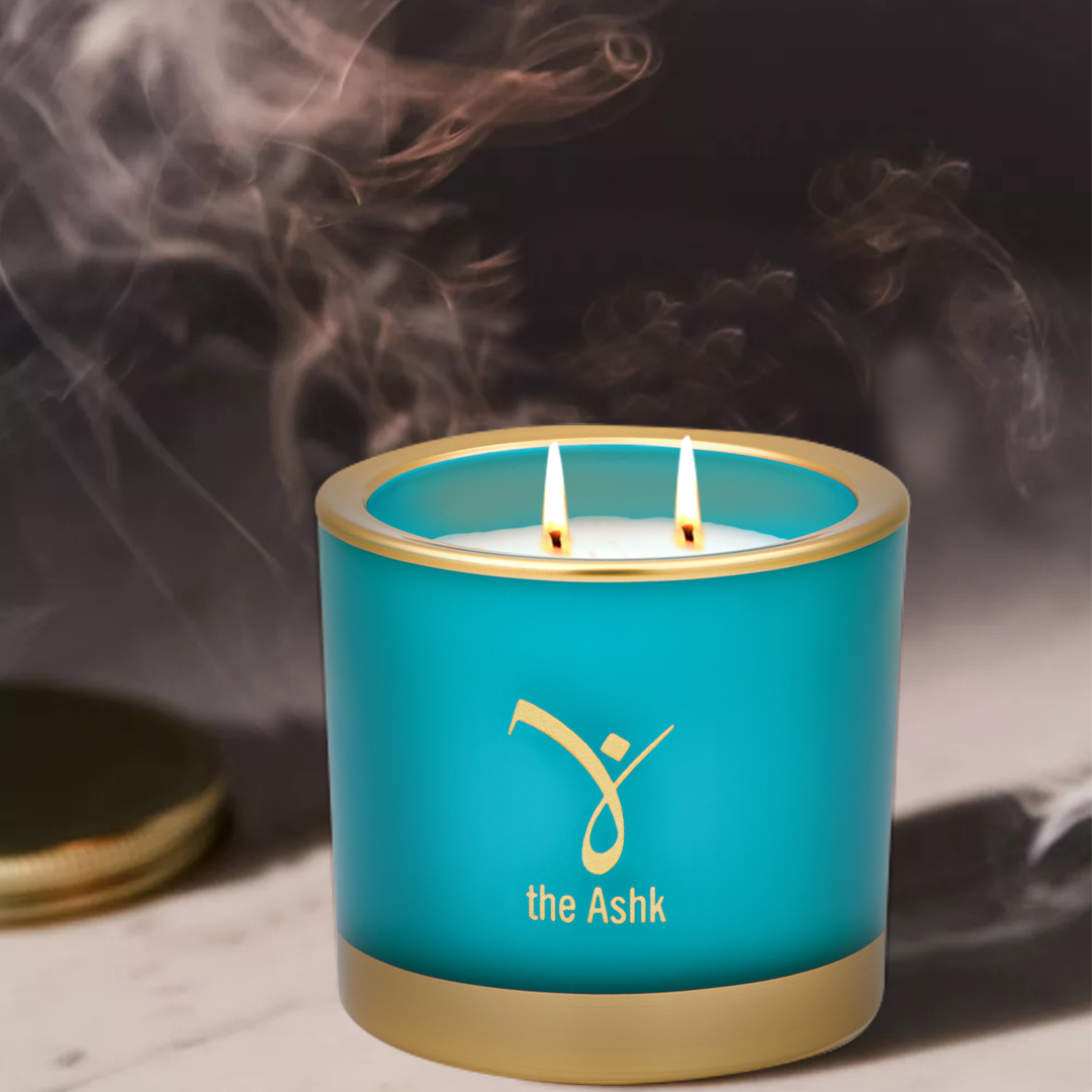 Lux Turkuaz Candle 8cm 160gr - 2