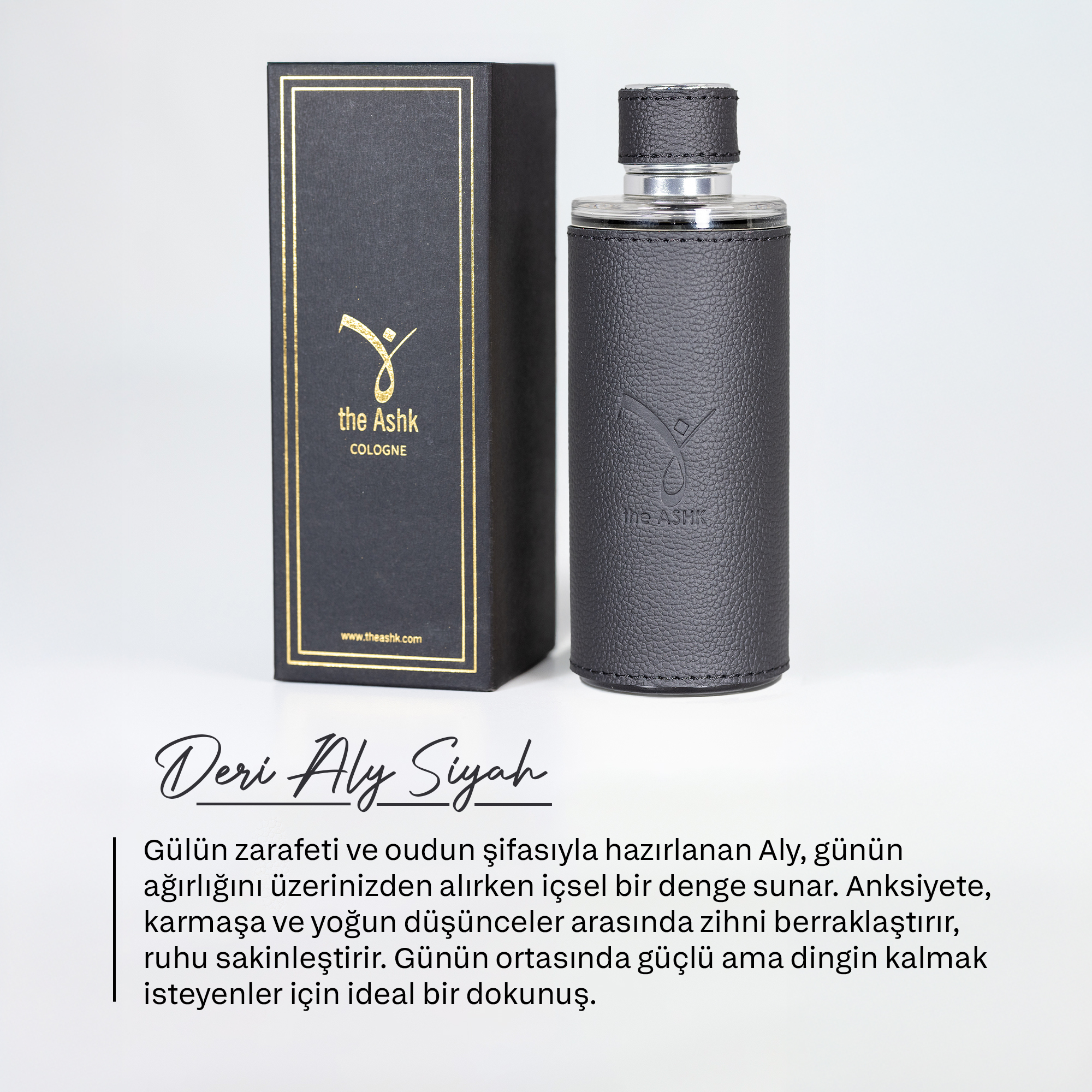 Deri Aly Siyah Kolonya 250ml - Görsel 3