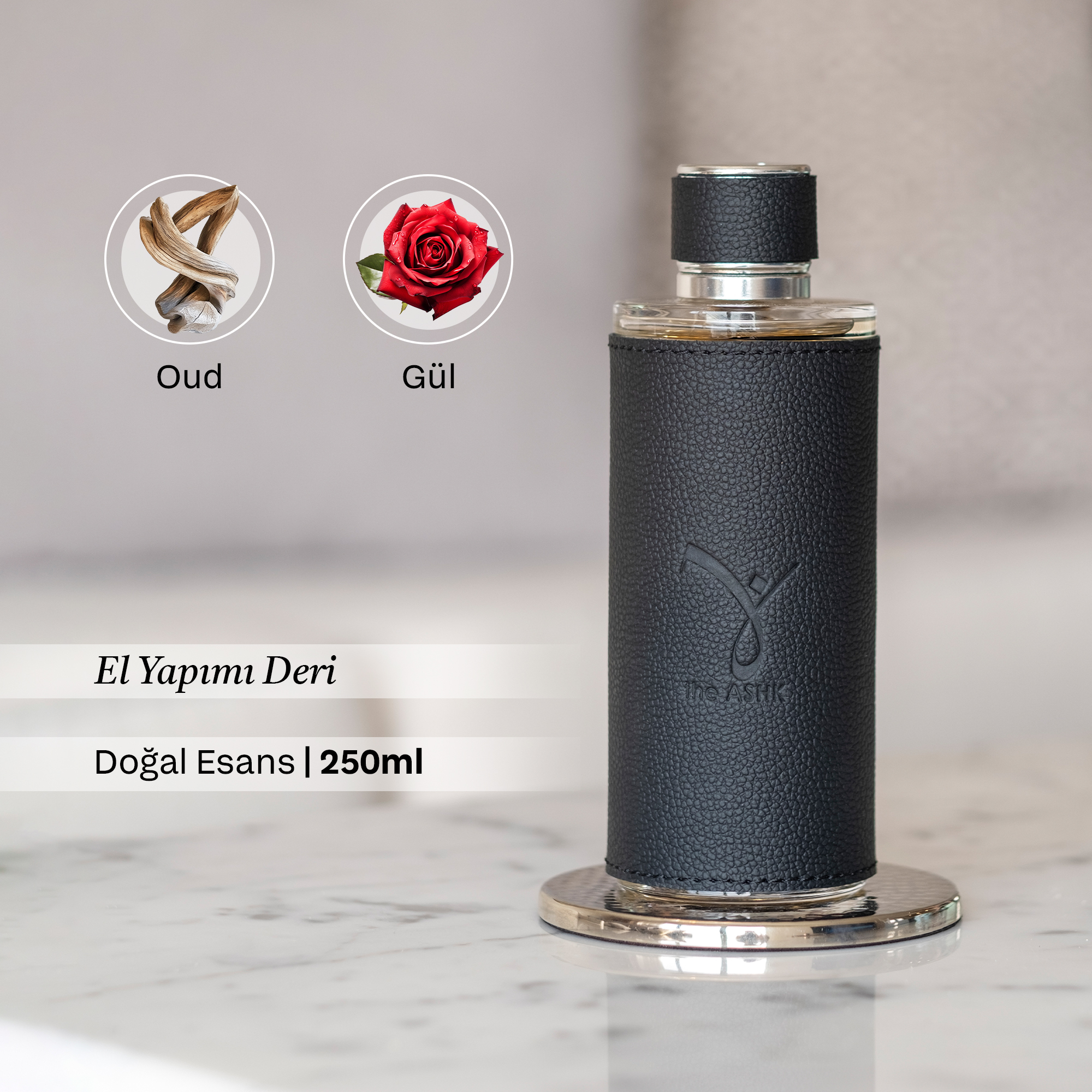 Deri Aly Siyah Kolonya 250ml - Görsel 2
