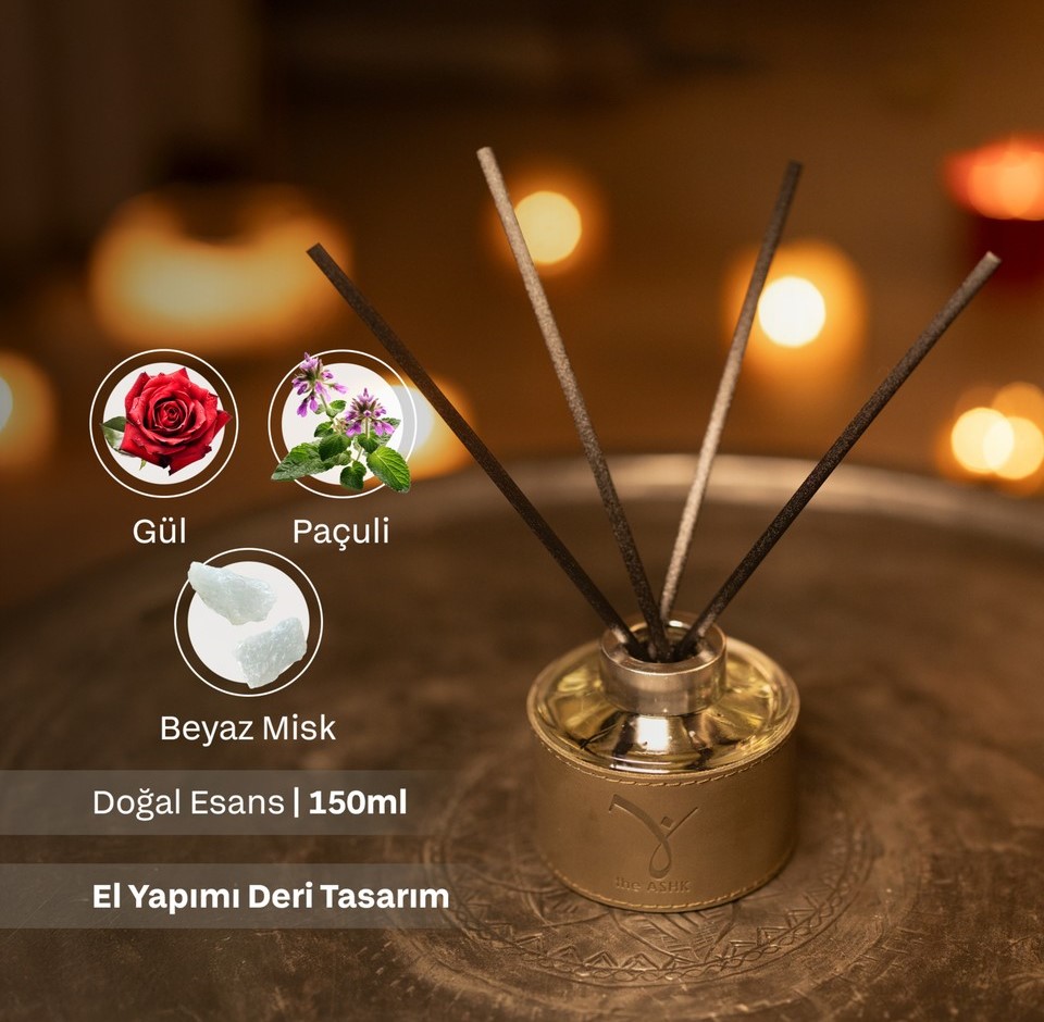 Deri Nevin Haki Yeşili Diffuser 150ml - Görsel 2