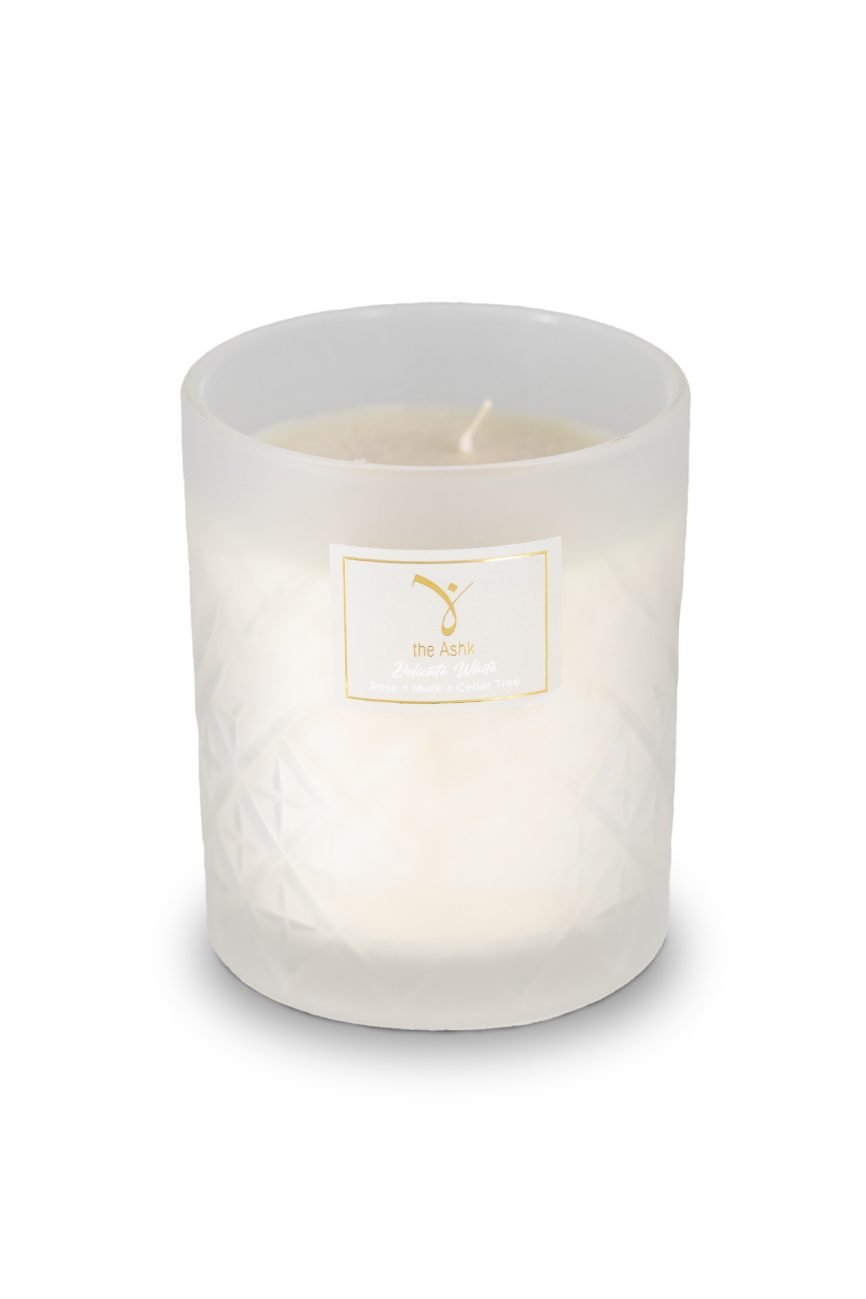 Delicate White Mum 300gr Gül & Misk & Sedir Ağacı