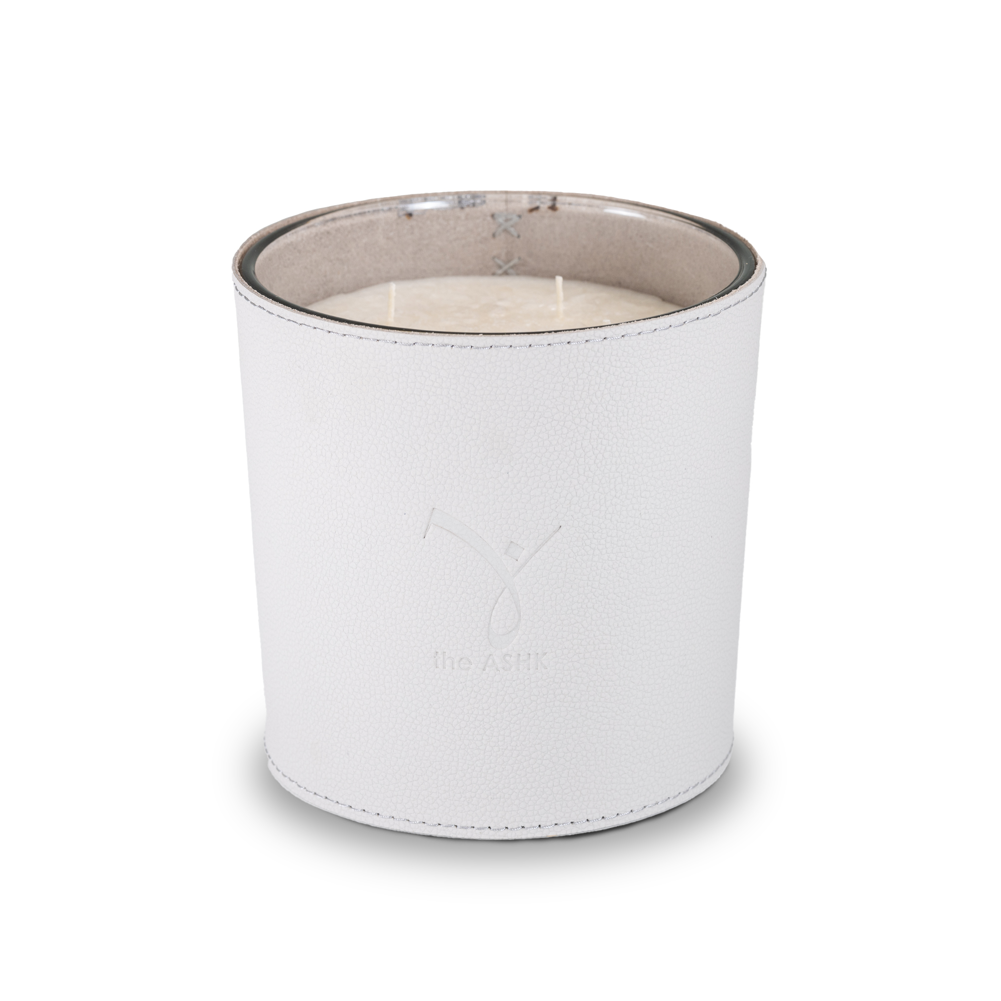 Deri Akish Açık Gri Mum 1000gr