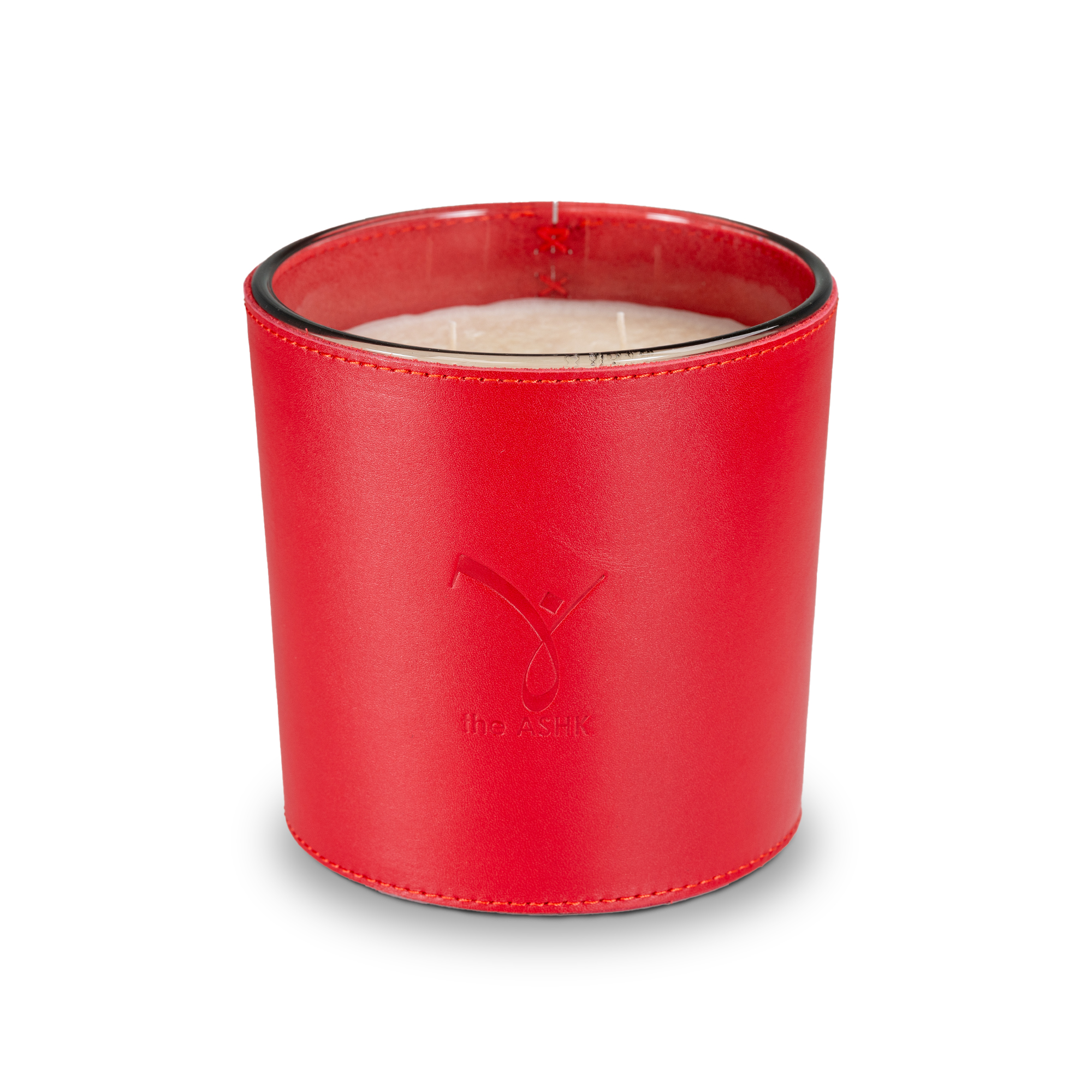 Deri Can Kirmizi Bitkisel Mum 1000gr