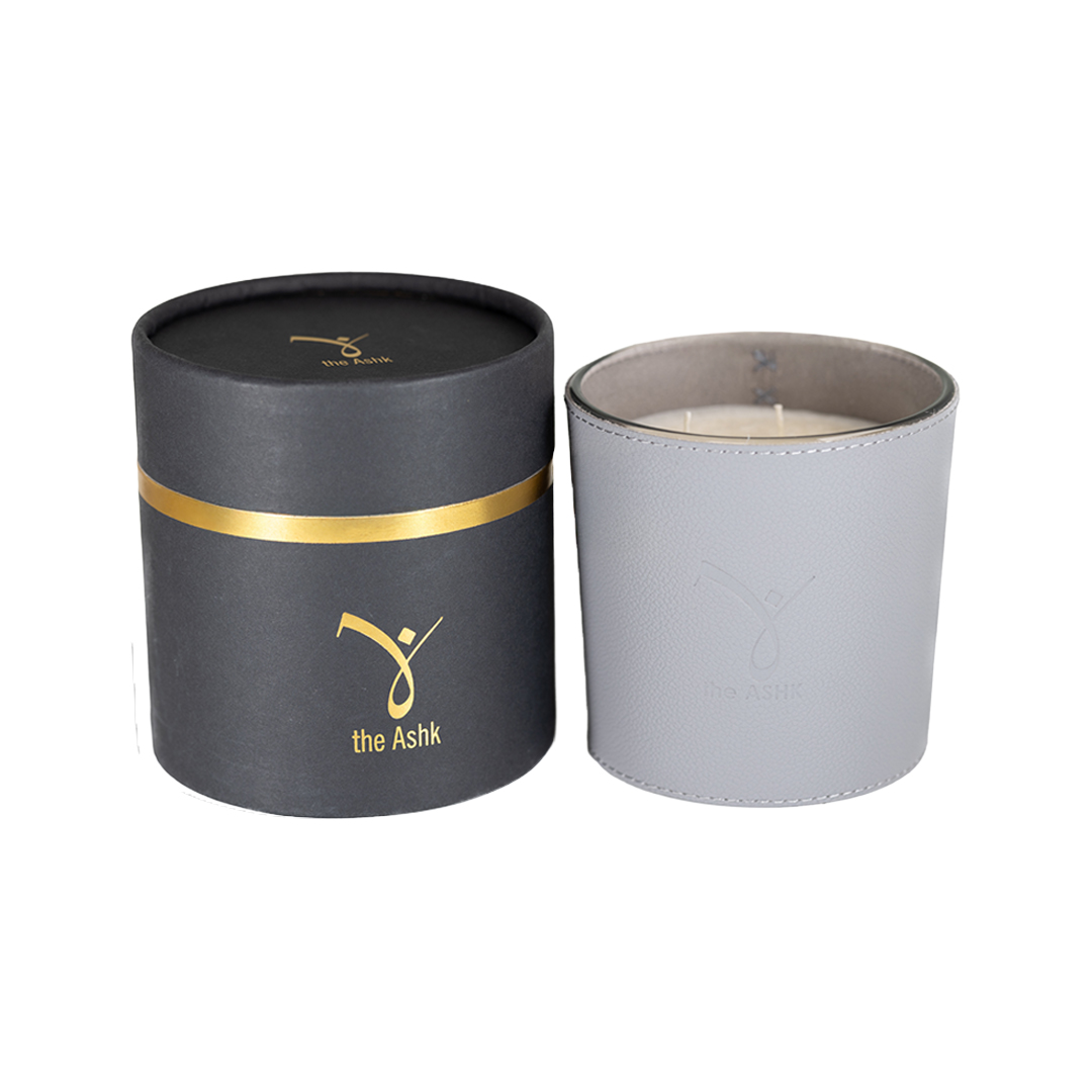 Deri Nadir Füme Gri Mum 1000gr - Görsel 3