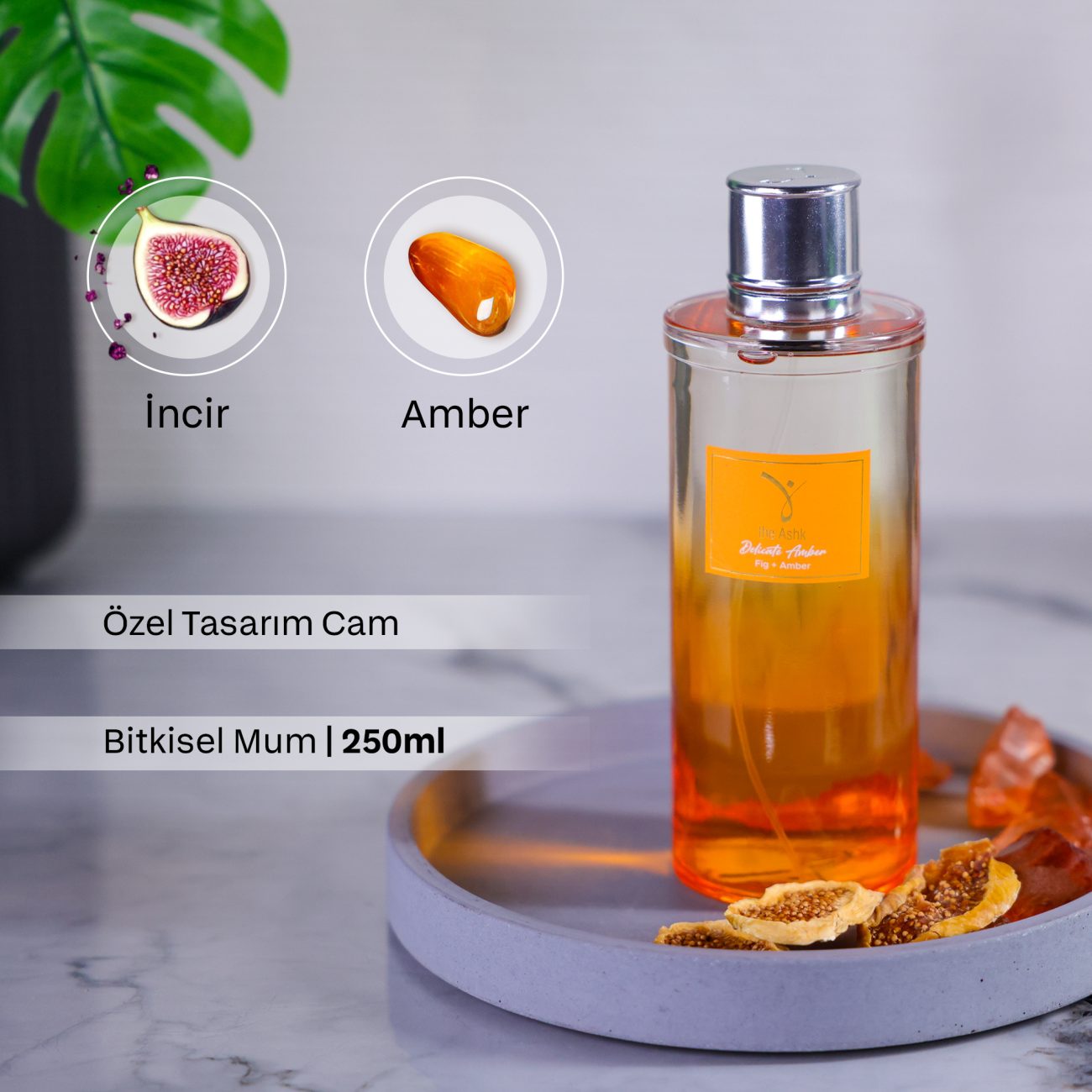 Delicate Amber Kolonya 250ml - Görsel 2