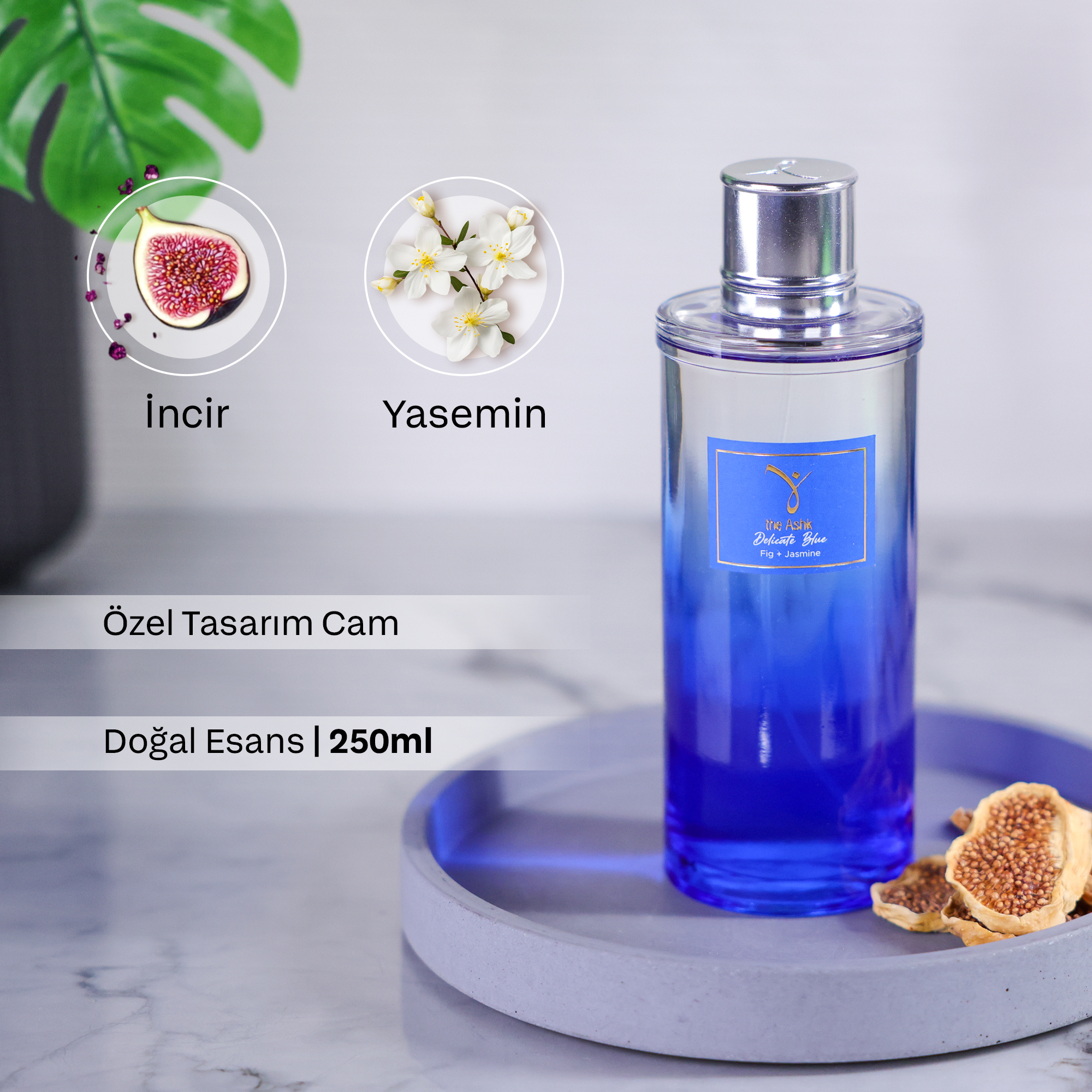 Delicate Blue Kolonya 250ml İncir & Yasemin - Görsel 3