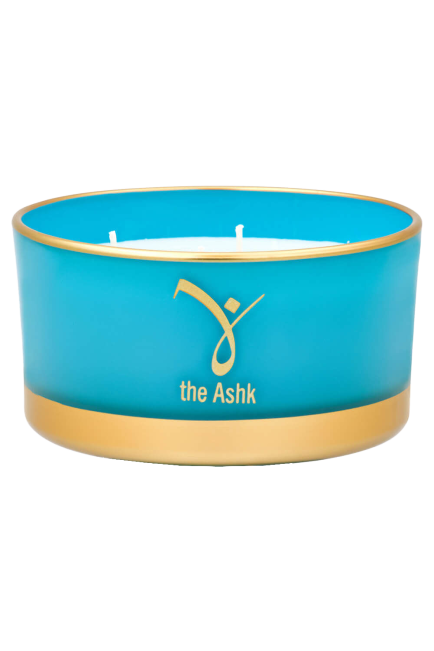 Lux Turkuaz Mum 12cm 230gr