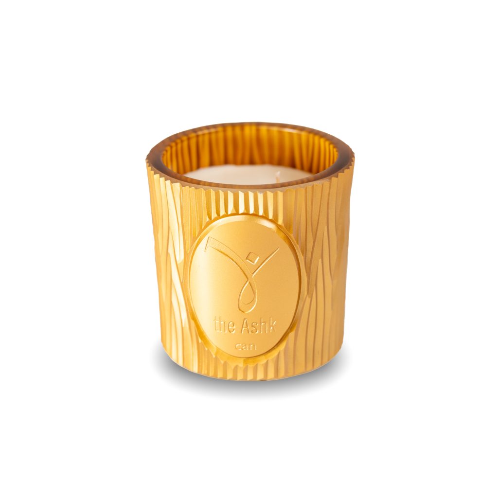 Glass Can Altın Mum 400gr