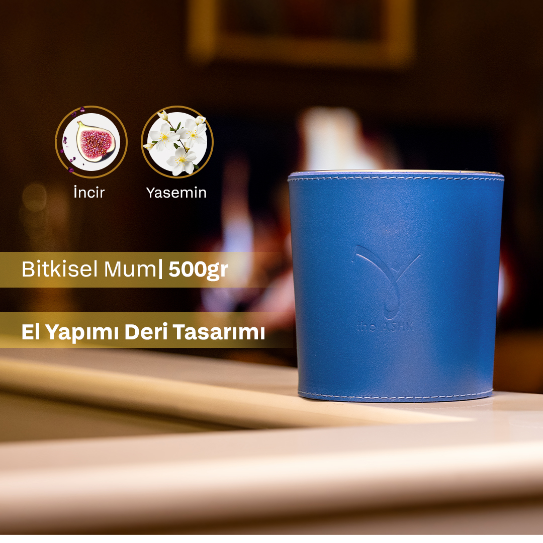 Deri Su Saks Mavisi Mum 500gr - Görsel 2