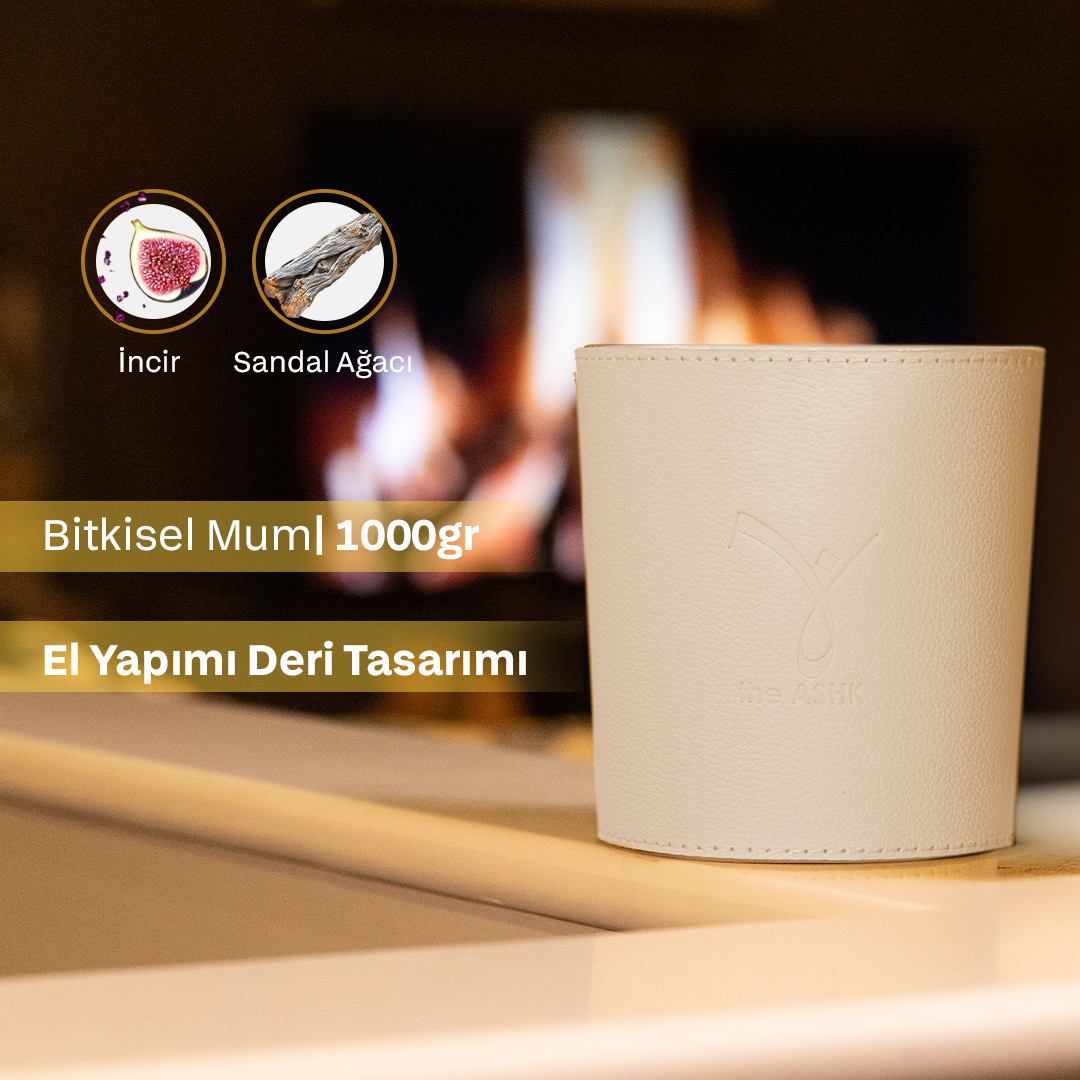 Deri Umut Bej Mum 1000gr - Görsel 2