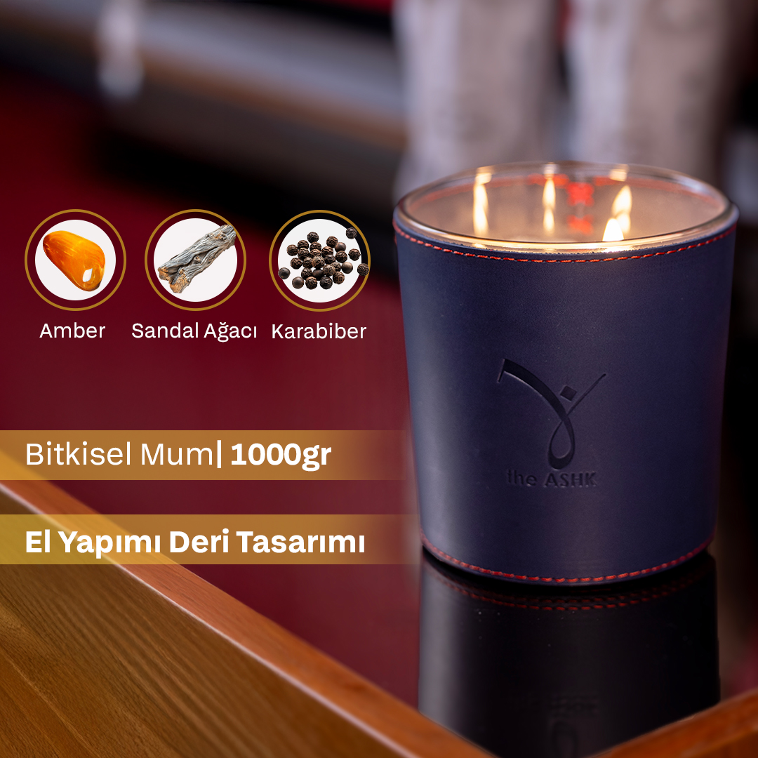 Deri Hayal Lacivert Mum 1000gr - Görsel 2