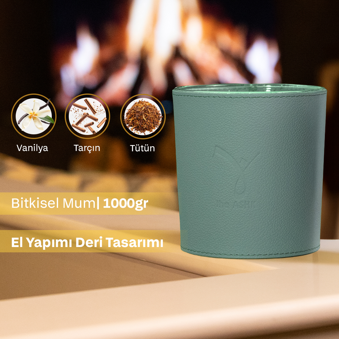 Deri Soul Su Yeşili Mum 1000gr - Görsel 2