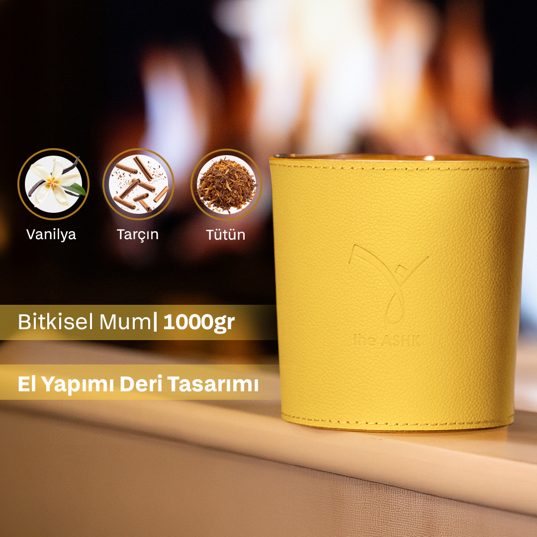 Deri Soul Sarı Mum 500gr - Görsel 2