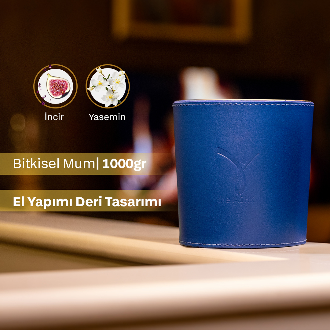 Deri Su Parlament Mavisi Mum 1000gr - Görsel 2