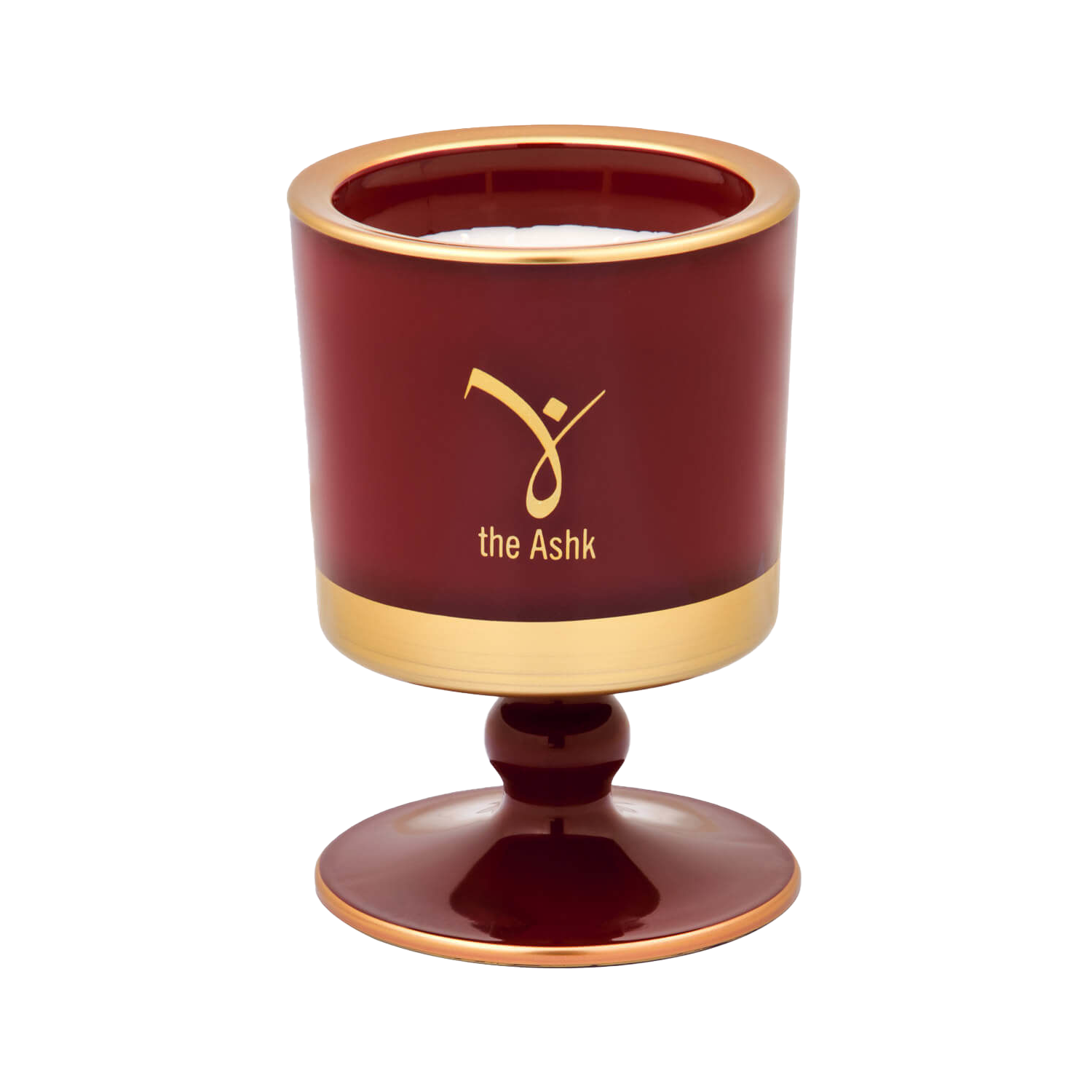 Lux Bordo Mum Ayaklı 8cm 160gr