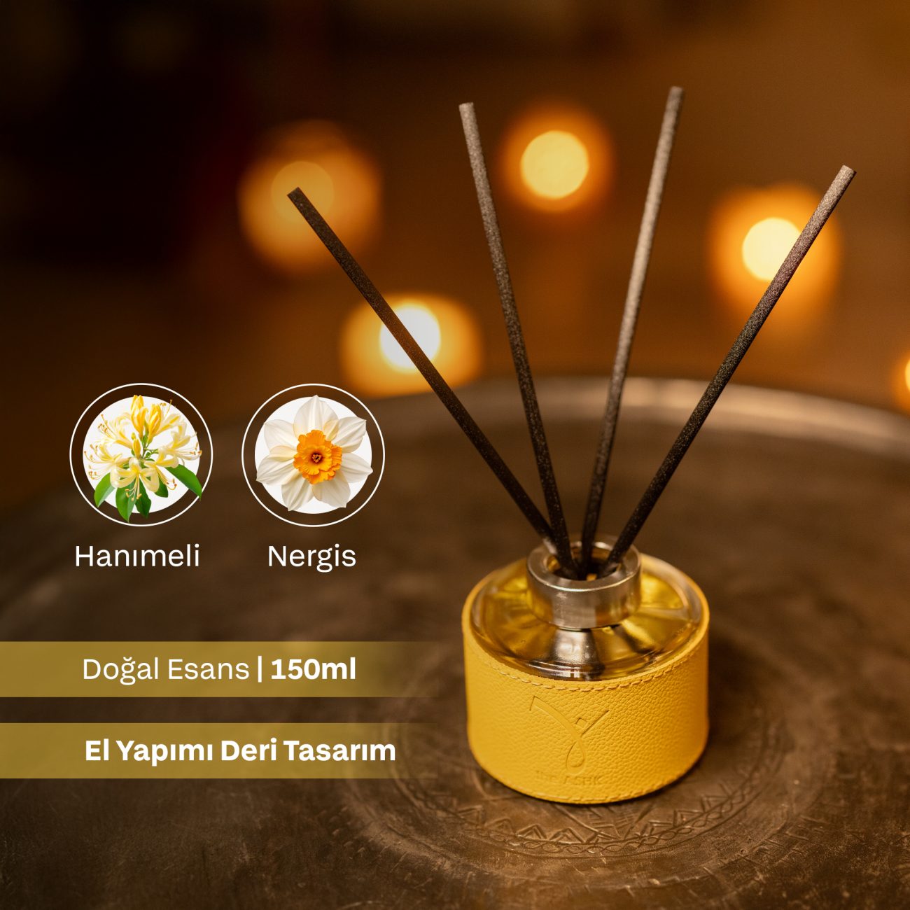 Deri Akish Sarı Diffuser 150ml - Görsel 2